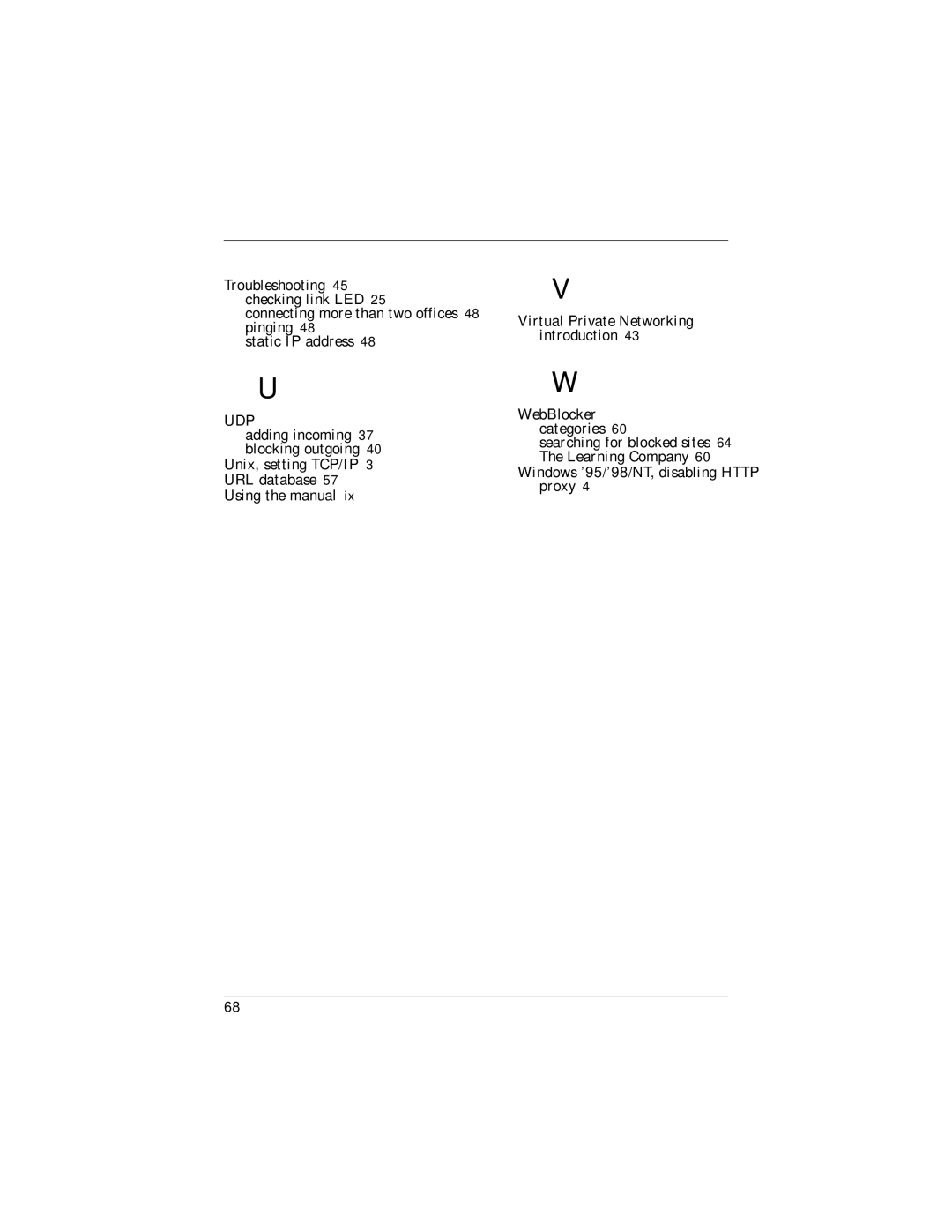 WatchGuard Technologies WatchGuard SOHO and SOHO | tc manual Udp 