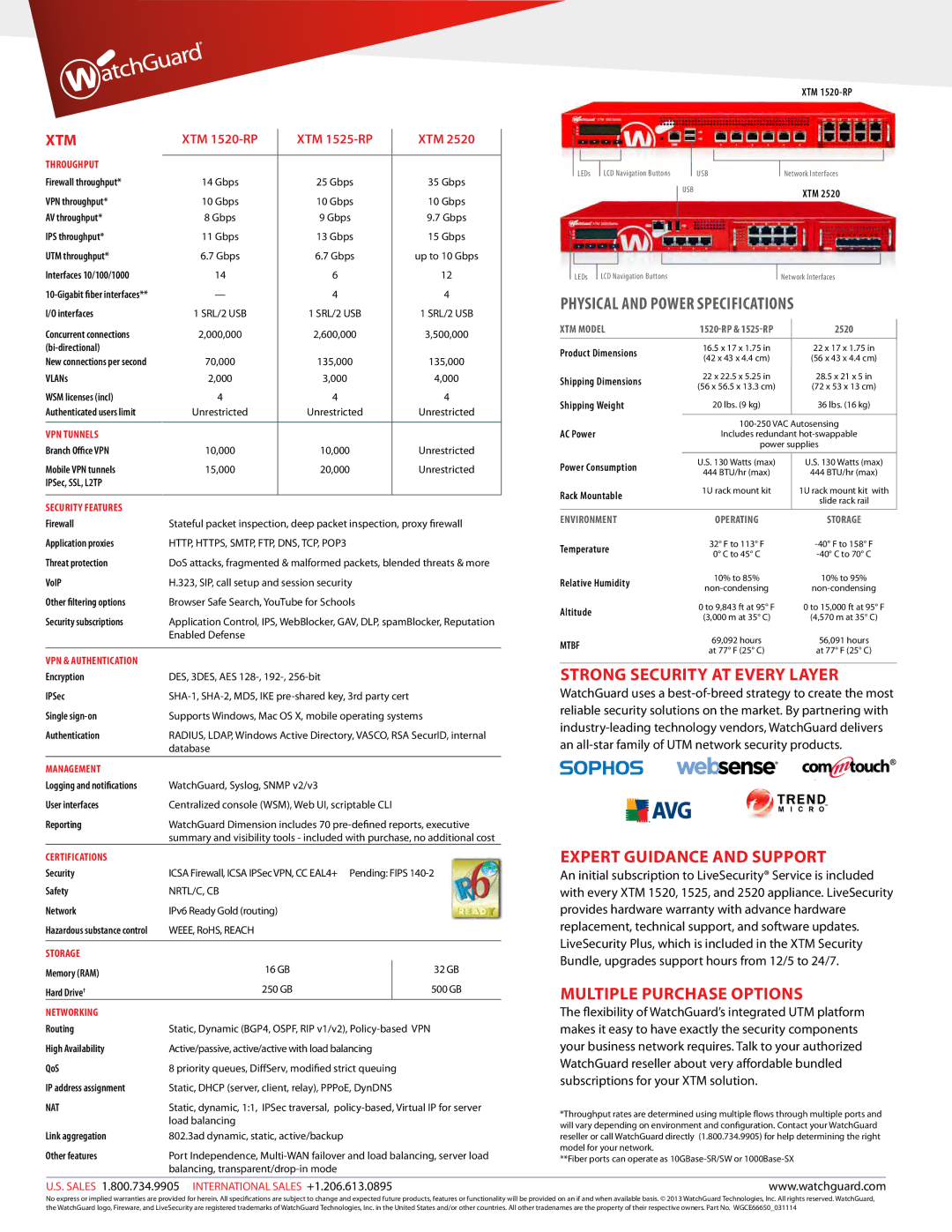 WatchGuard Technologies WG152071 Strong security at Every Layer, Expert Guidance and Support, Multiple Purchase options 