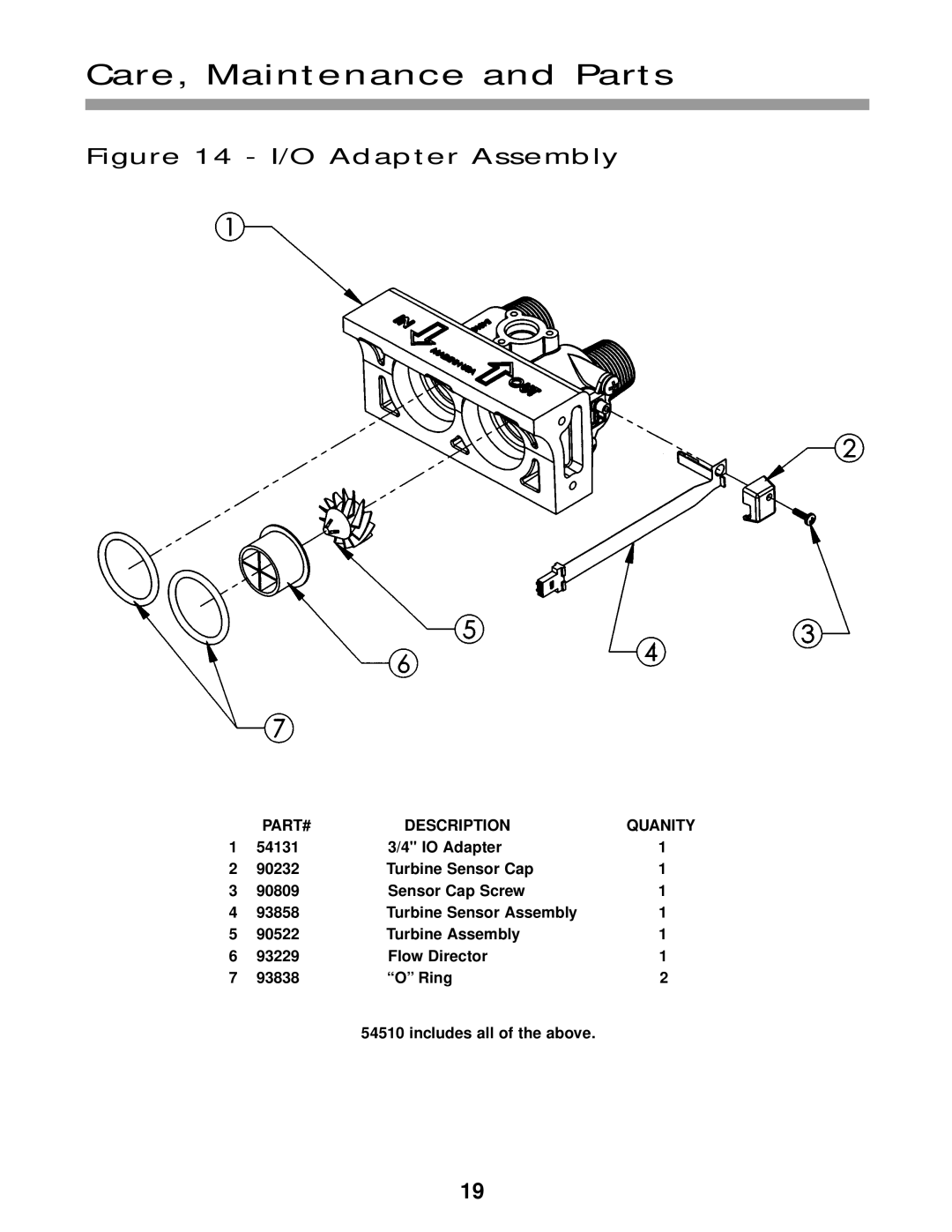 Water Boss 900, 550, 700 service manual O Adapter Assembly 