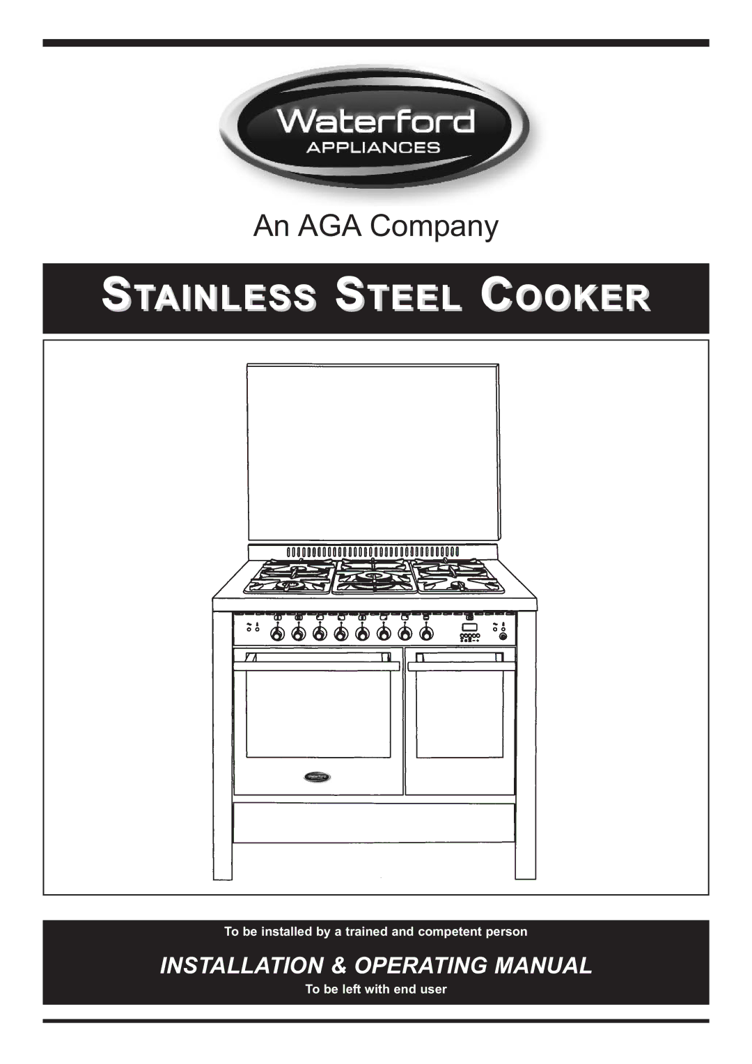 Waterford Appliances Stainless Stell Cooker manual Stainless Steel Cooker 