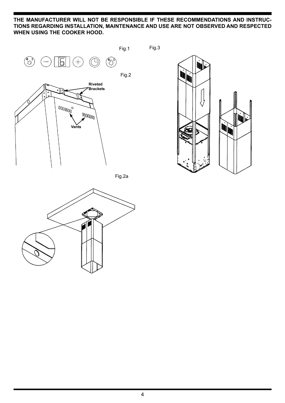 Waterford Precision Cycles Glass Island Hood manual Riveted Brackets Vents 