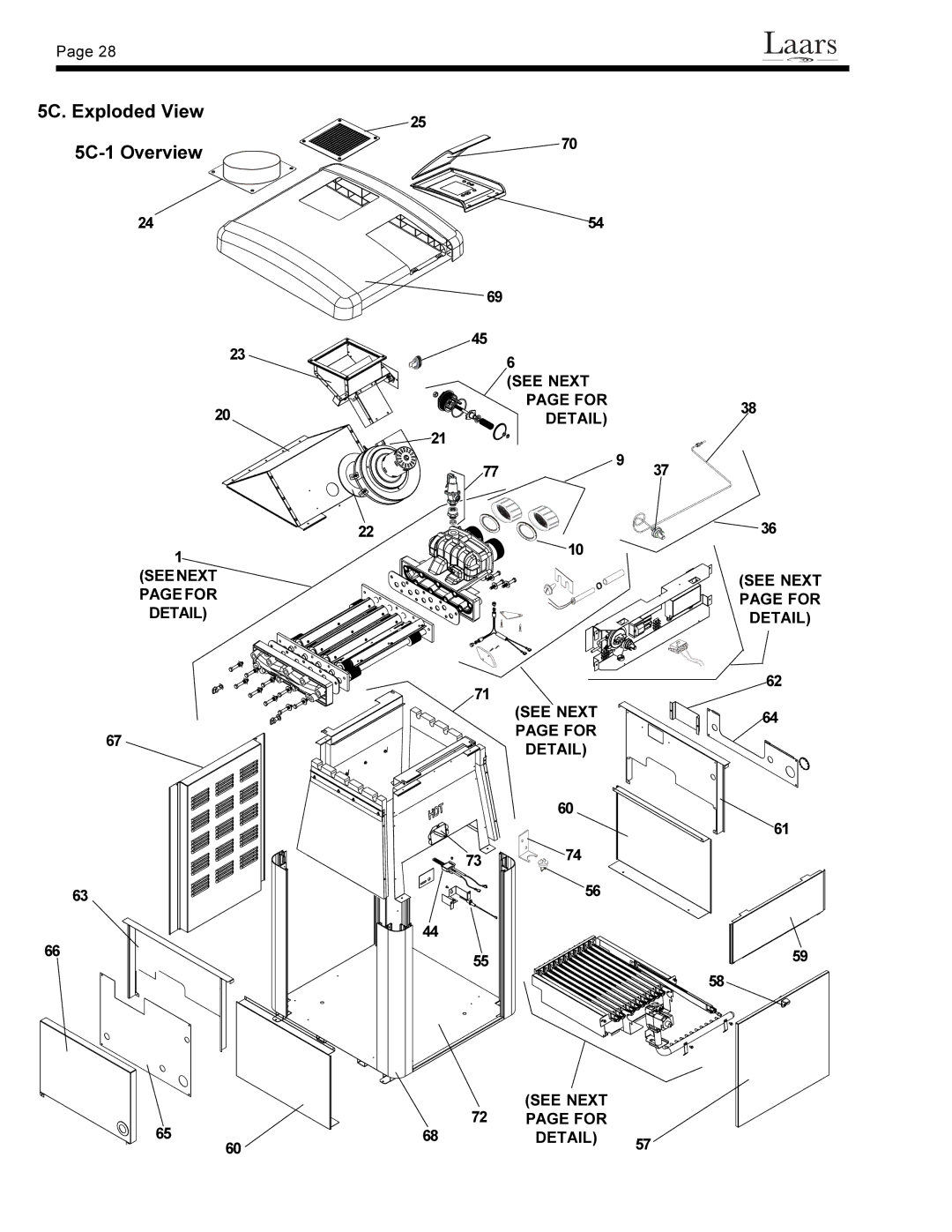 Waterpik Technologies pool/spa heater warranty 5C. Exploded View 5C-1 Overview 