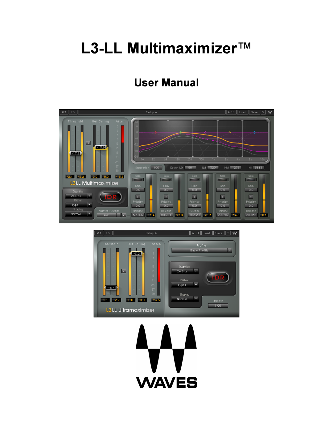 Waves user manual L3-LLMultimaximizer 