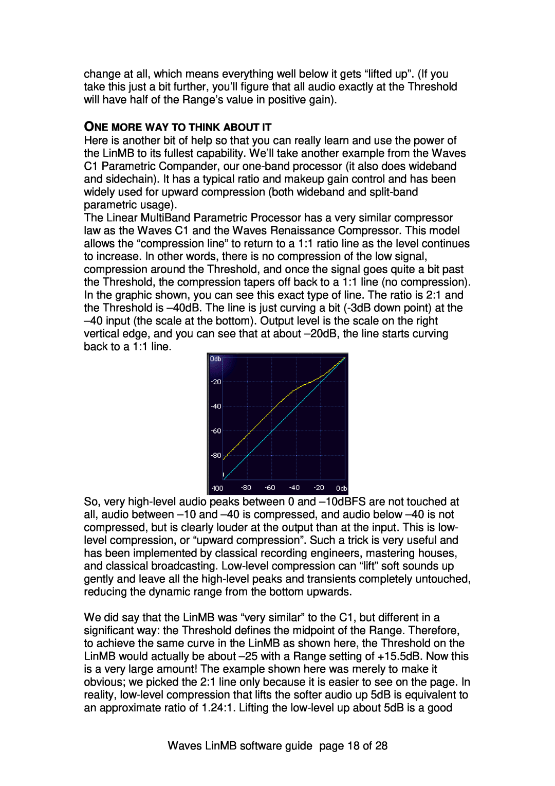 Waves Linear-Phase MultiBand Software Audio Processor manual Waves LinMB software guide 