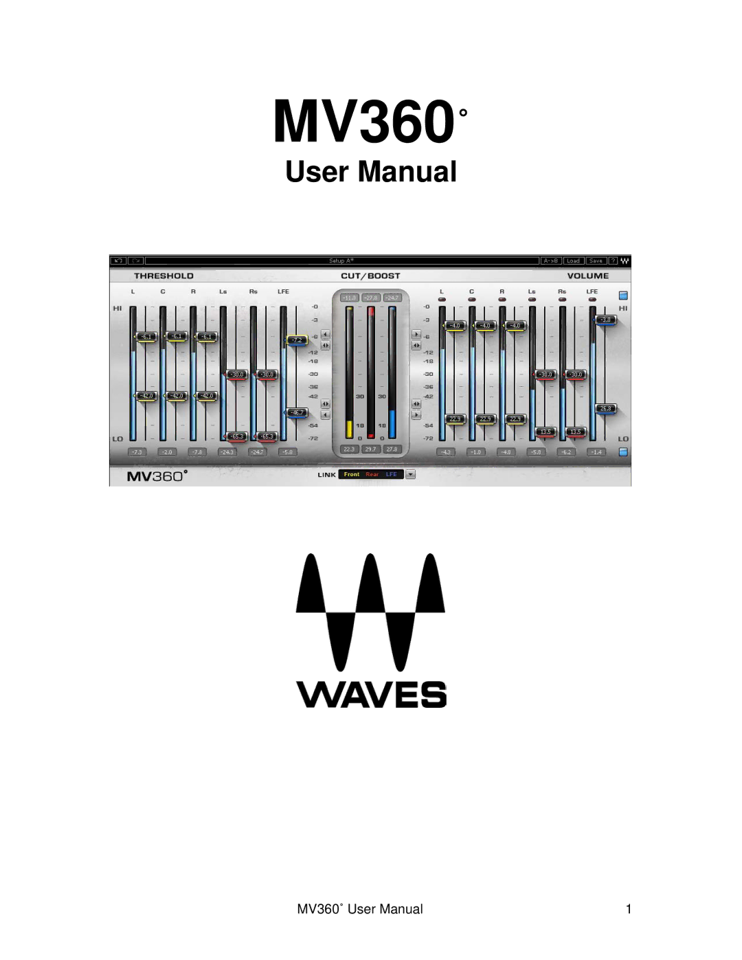 Waves user manual MV360˚ 