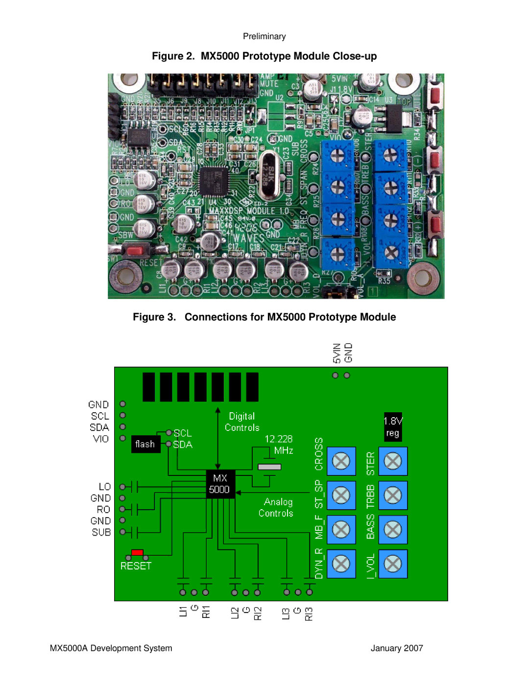 Waves MX5000A system manual MX5000 Prototype Module Close-up 