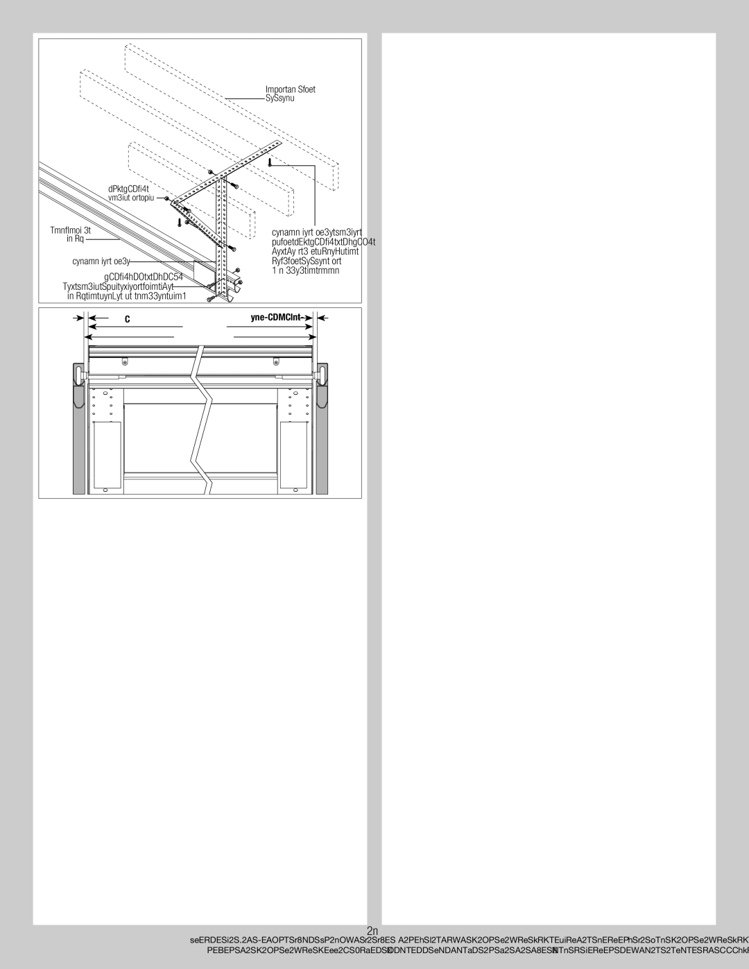 Wayne-Dalton 346919 installation instructions Bolts and nuts, To 7/8 