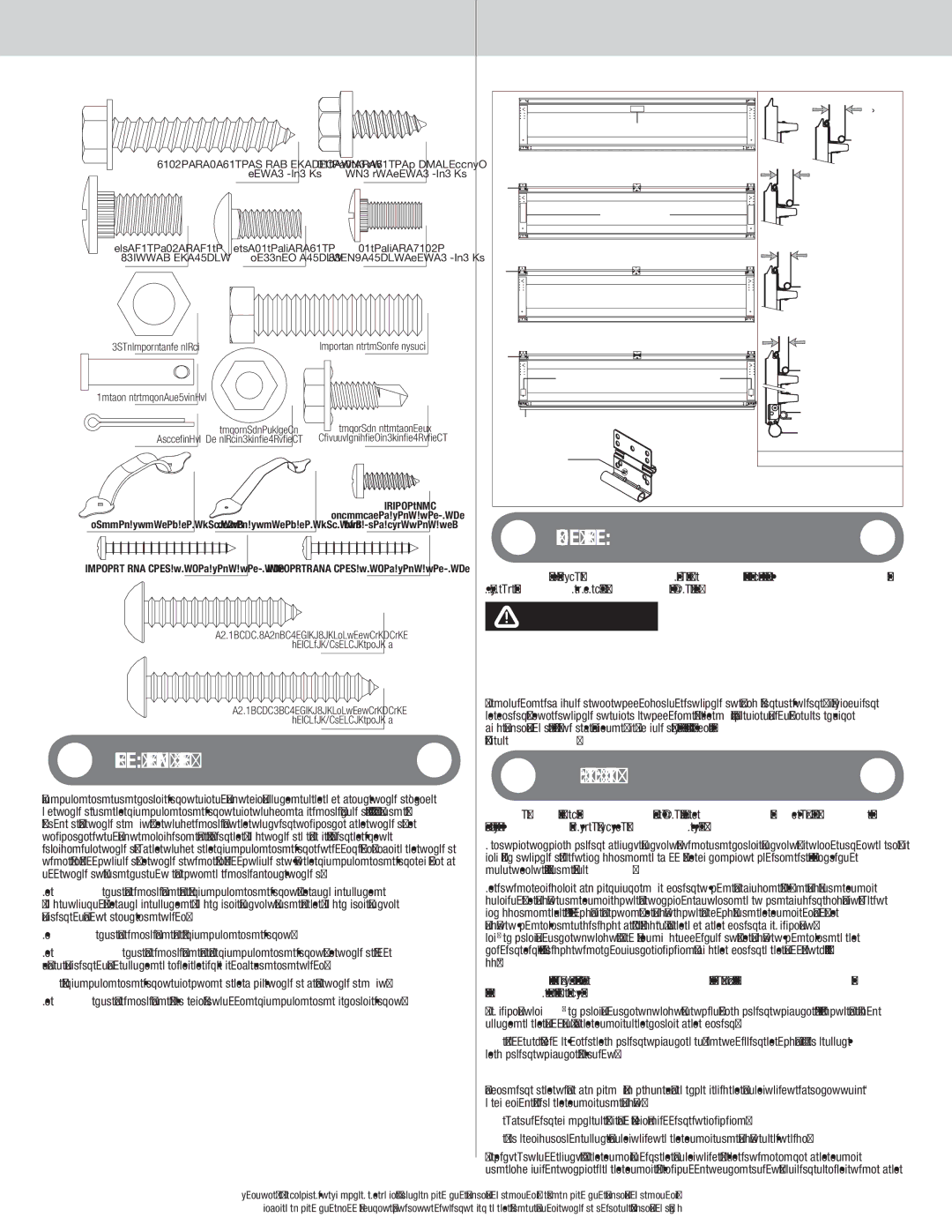 Wayne-Dalton 346919 Attempt is made to start removing an existing door, Door, complete all steps in preparing the opening 