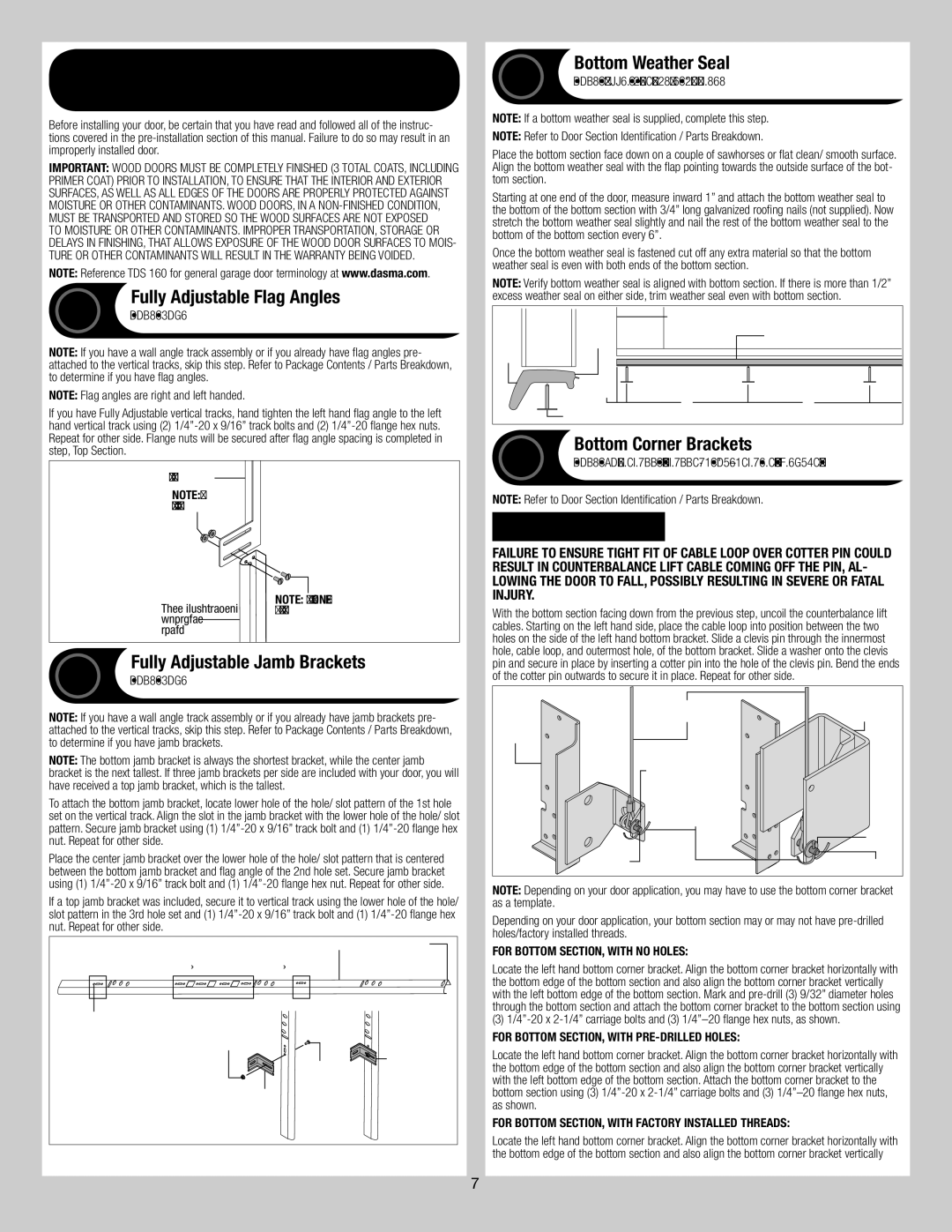 Wayne-Dalton 347610 installation instructions 