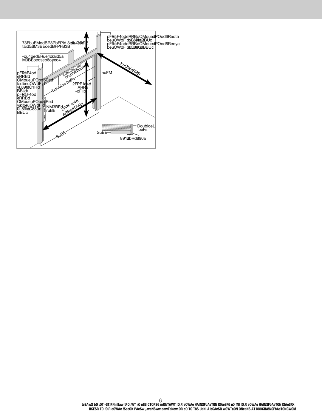 Wayne-Dalton 44 Headroom, Header board 2x Lumber preferred Min. side, Room, Clearance for Track is, Door, Height, Nail 