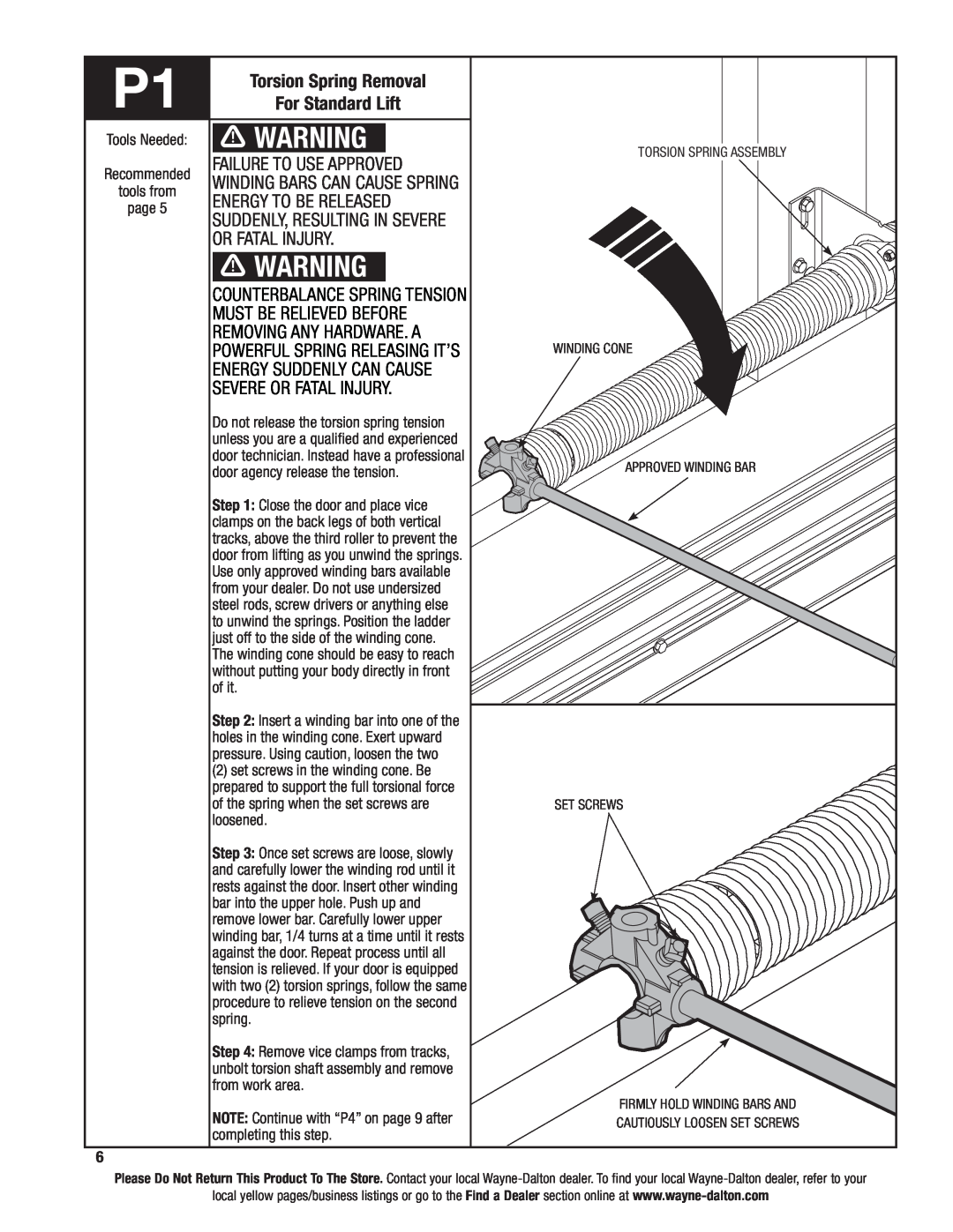 Wayne-Dalton 46 installation instructions 