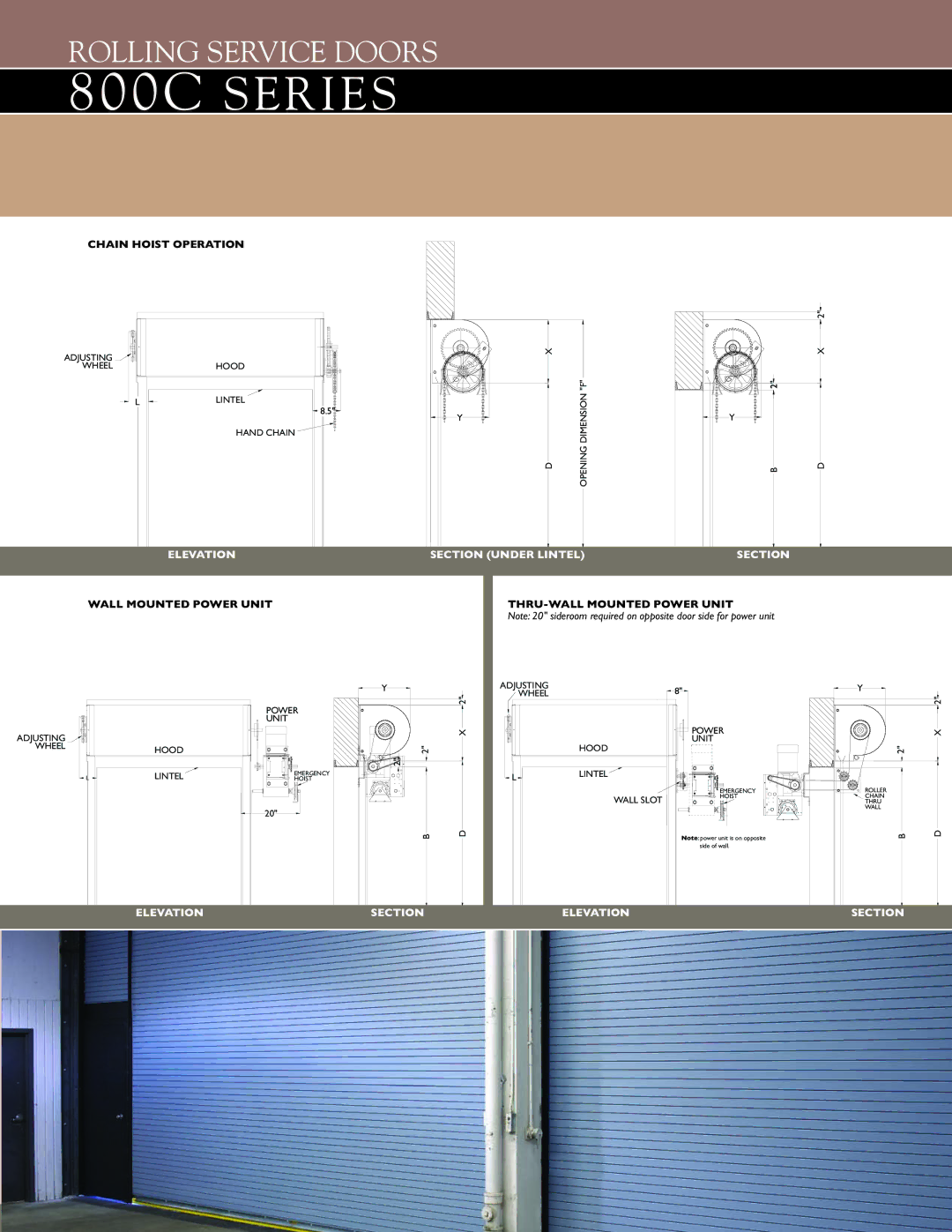 Wayne-Dalton 800C manual Section 