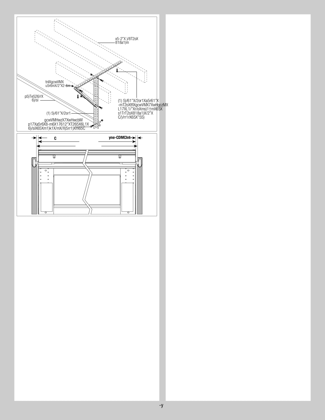 Wayne-Dalton 8300/8500 installation instructions Bolts and nuts, To 7/8 