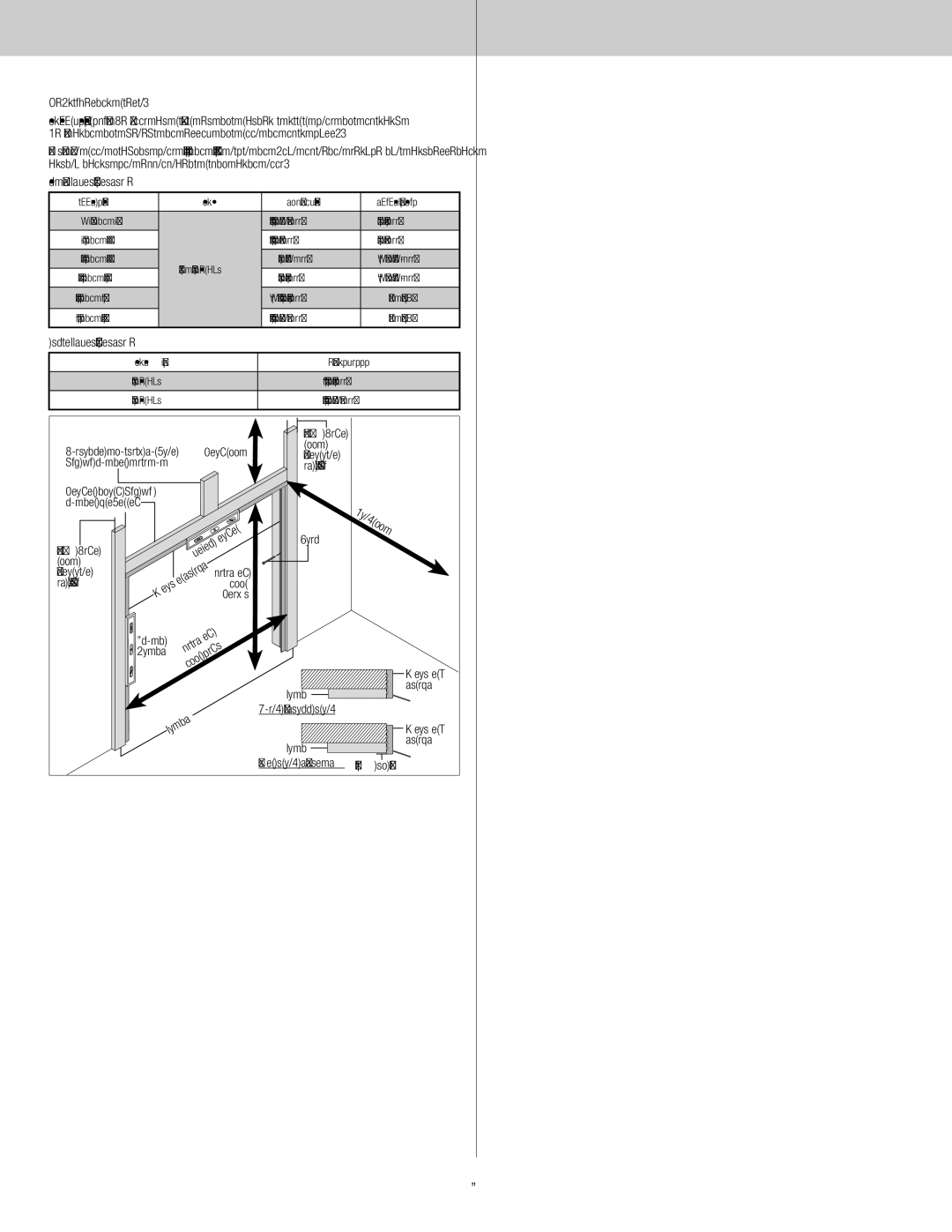 Wayne-Dalton 8300/8500 installation instructions Headroom Requirements 