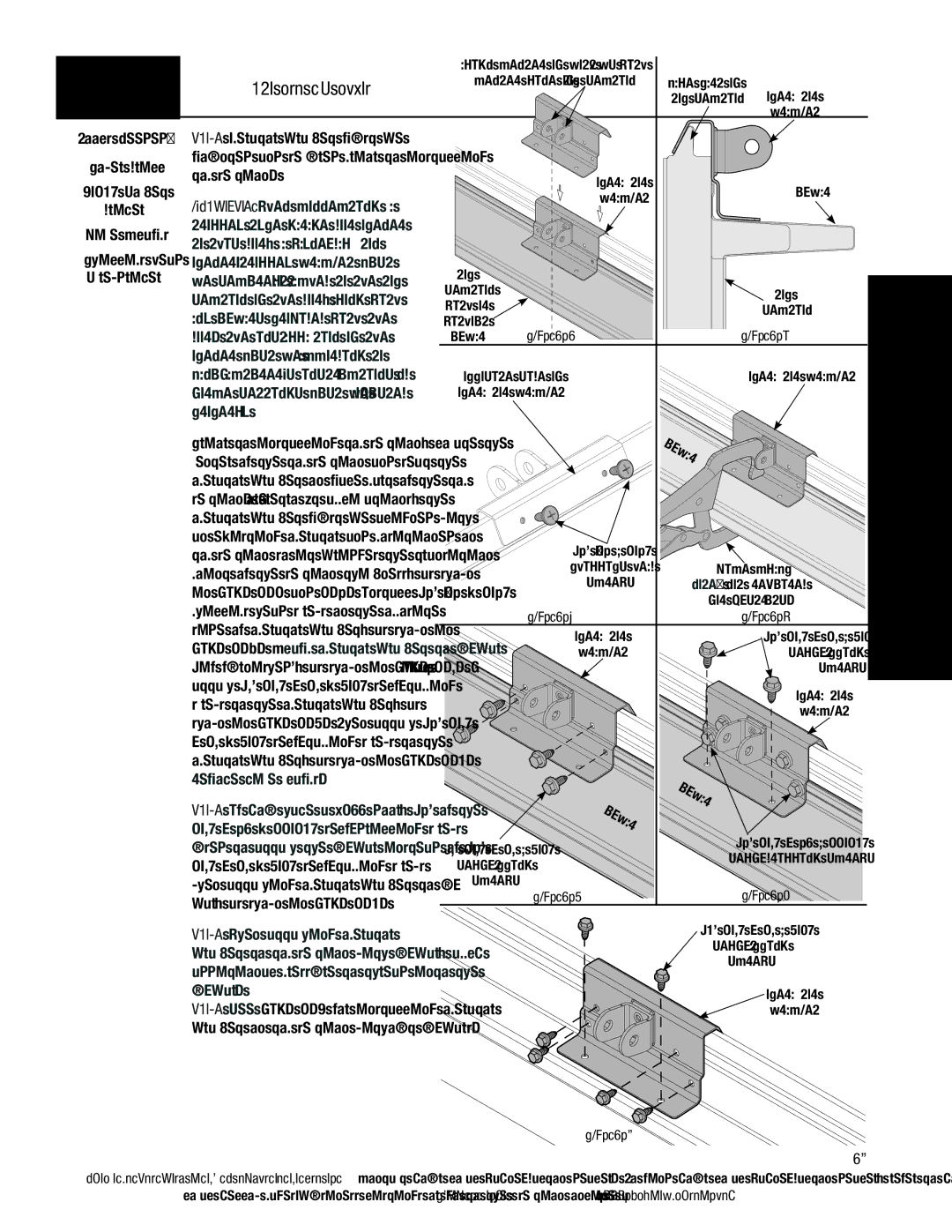 Wayne-Dalton AND 9600, 9400 installation instructions Operator Bracket, Top section, To this DOOR, a Wayne-Dalton, Properly 