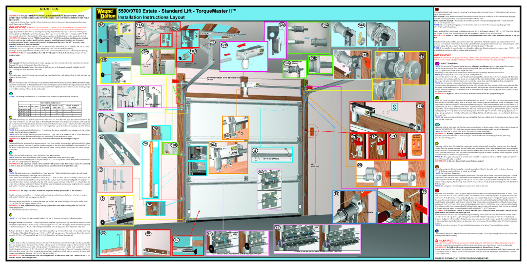 Wayne-Dalton 5500, 9700 installation instructions Idrive Installation, Do not install the top section at this time 