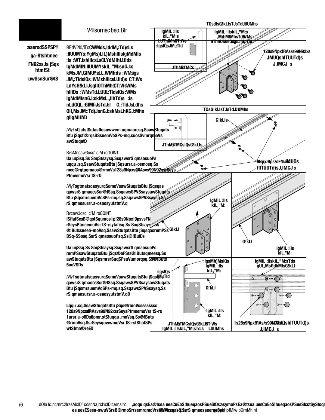 Wayne-Dalton 9700 installation instructions Operator Bracket 