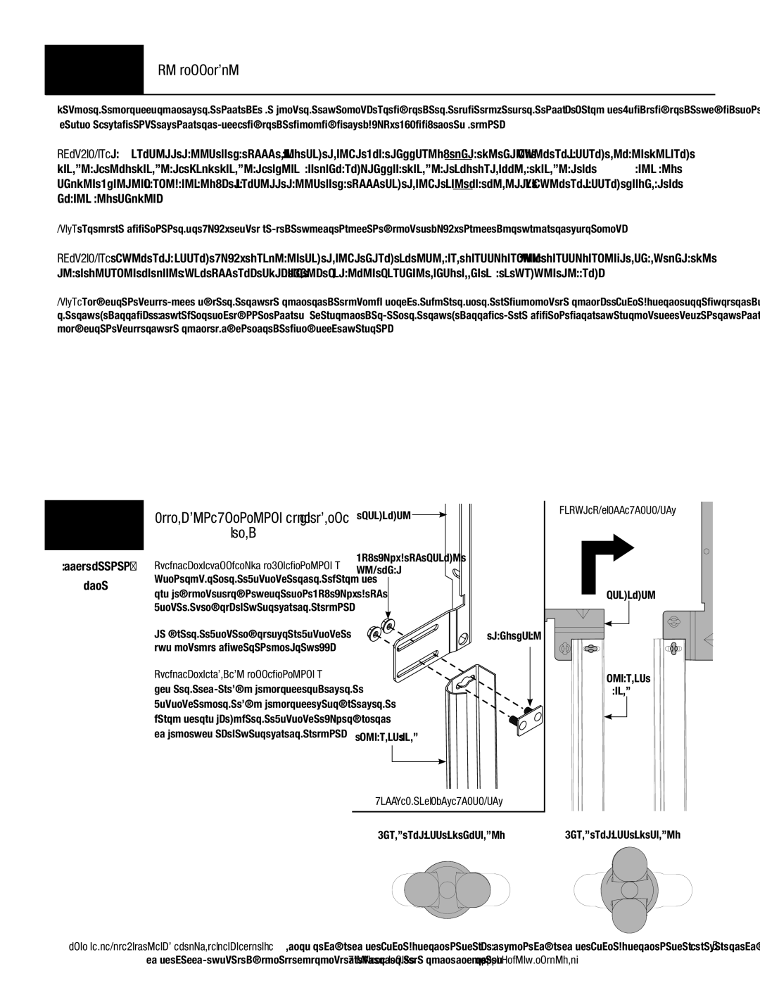 Wayne-Dalton 9700 installation instructions Installation, Tracks, Flagangle Vertical Track, Quick Install TAB Unlocked 