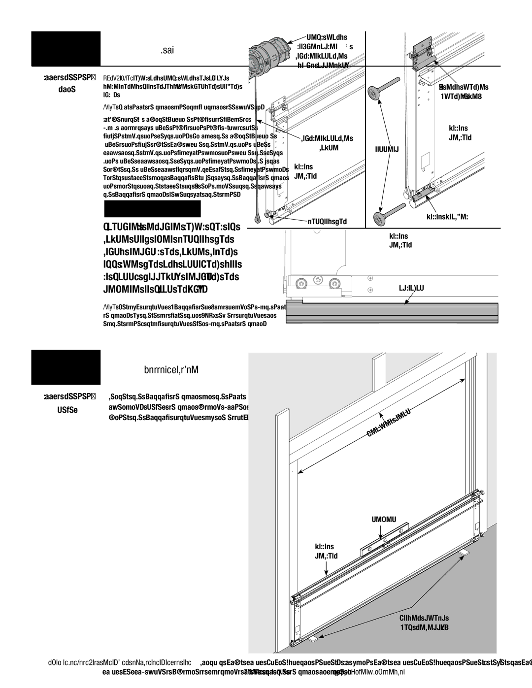 Wayne-Dalton 9700 installation instructions Drums, Bottom Section, Tools Needed None 