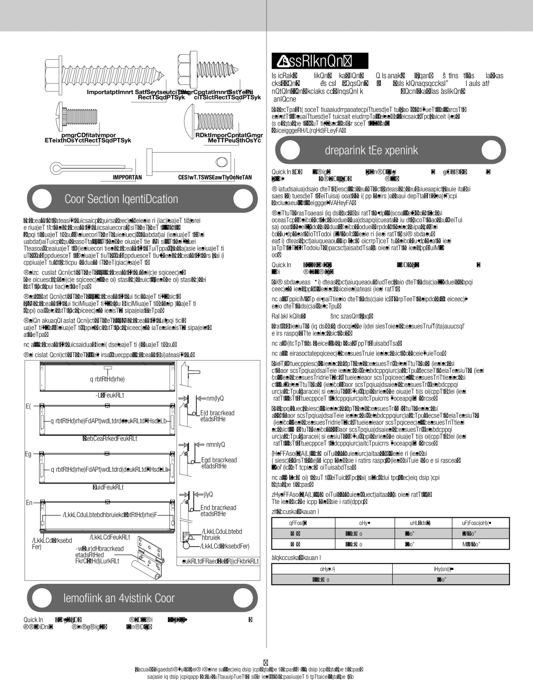 Wayne-Dalton 9700 installation instructions Seal, End hinge, Bottom weather seal, Headroom Requirements 