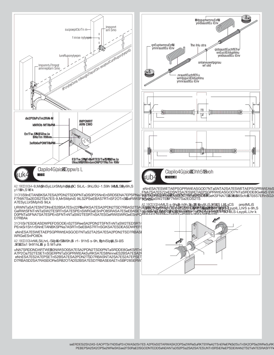 Wayne-Dalton 9800 Torsion Spring Assembly, Torsion Spring Attachment, Tools Step Ladder, 1/2 Wrench 