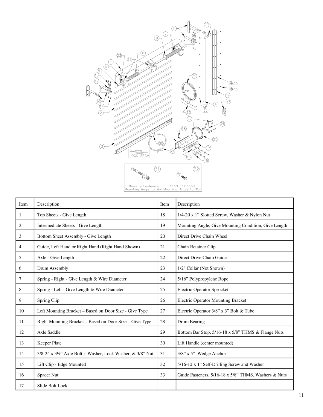 Wayne-Dalton DS-350 installation instructions 