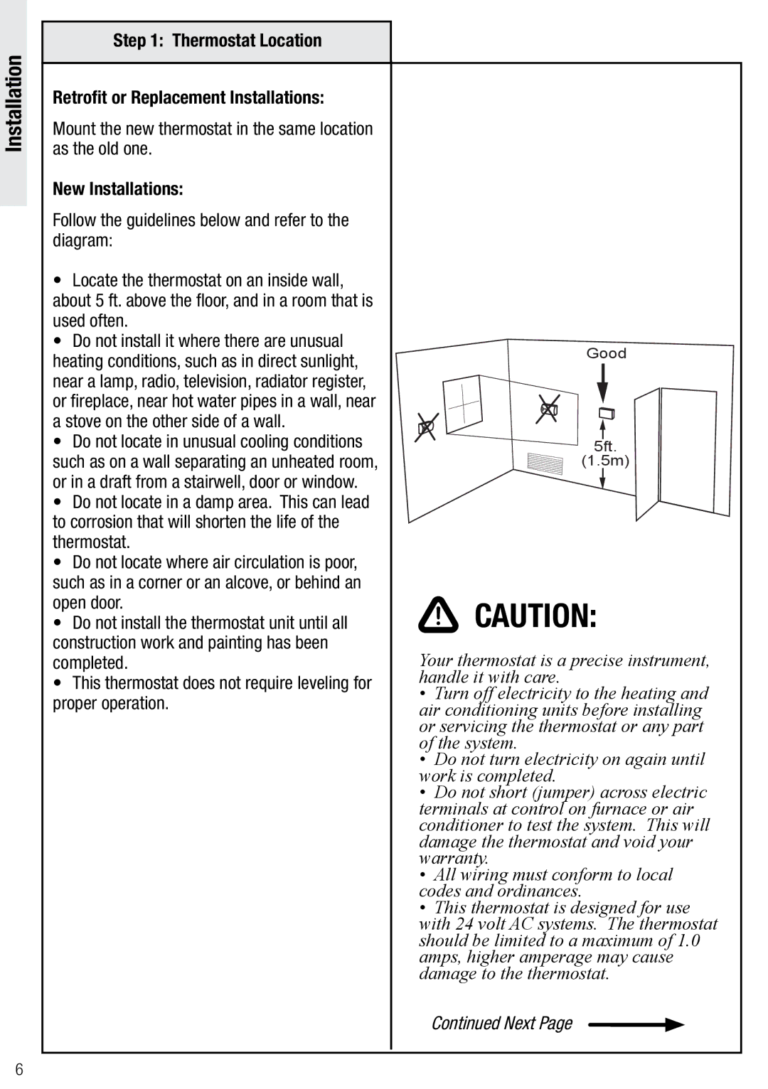 Wayne-Dalton WDTC-20 user manual Installation, Next 