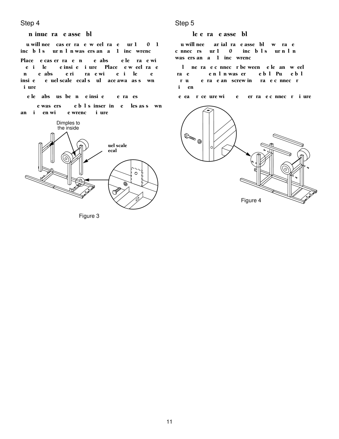 Weber 1000 LX Series owner manual Continue frame assembly, Complete frame assembly 