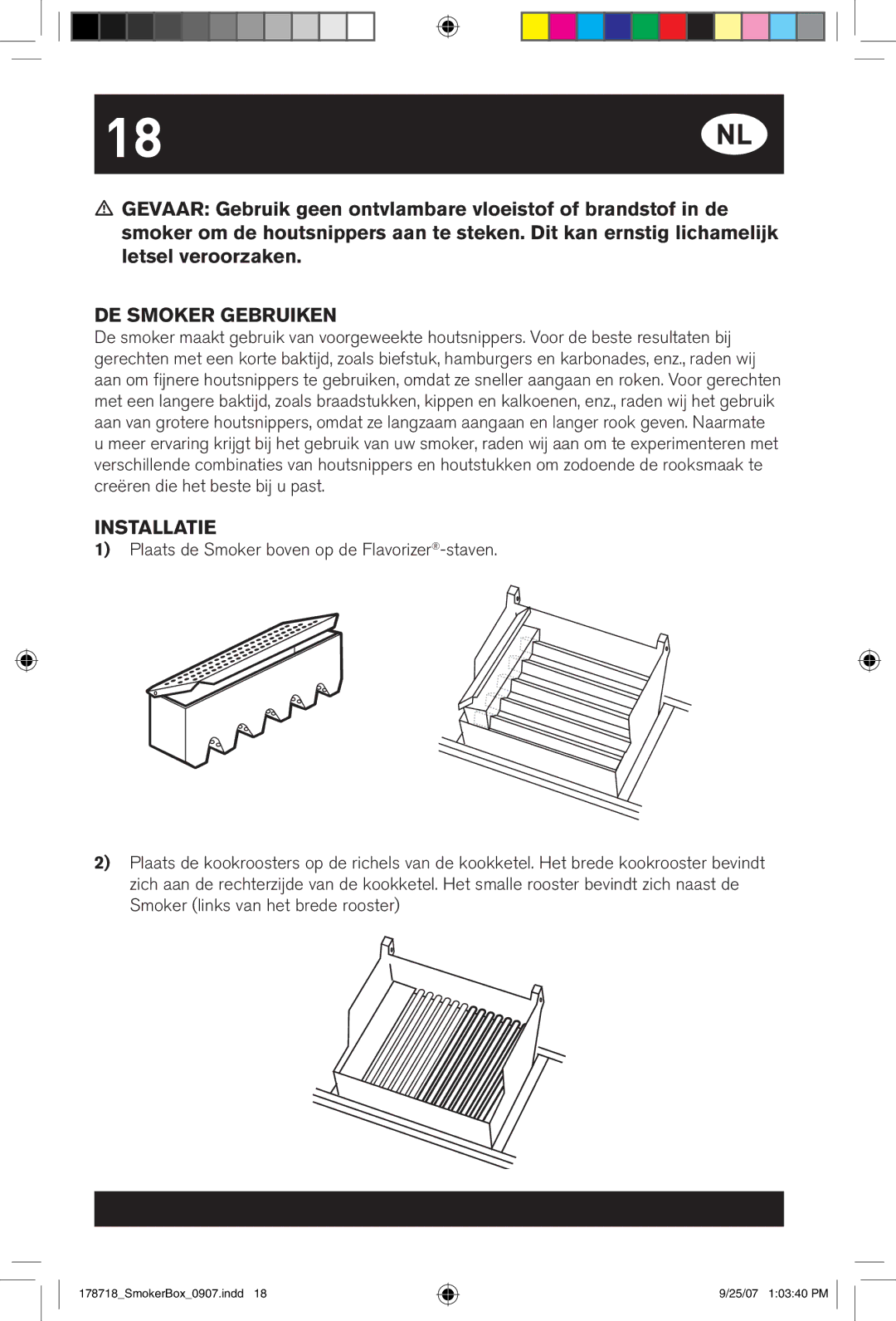 Weber 178718 manual Installatie 