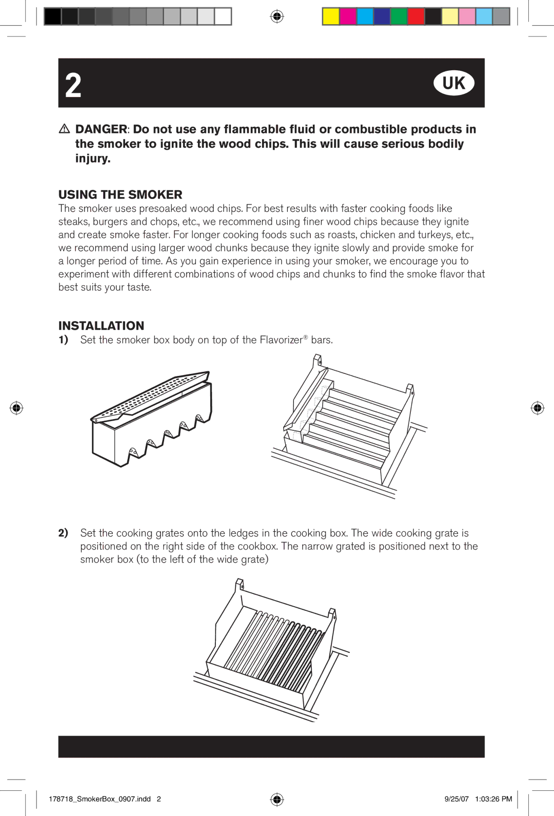 Weber 178718 manual Using the Smoker, Installation 