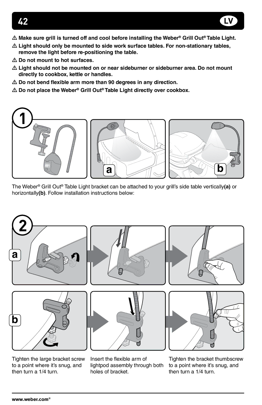 Weber 178759 manual 