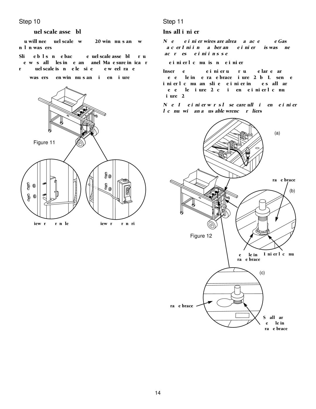 Weber 2000 LX Series owner manual Add fuel scale assembly, Install igniter 