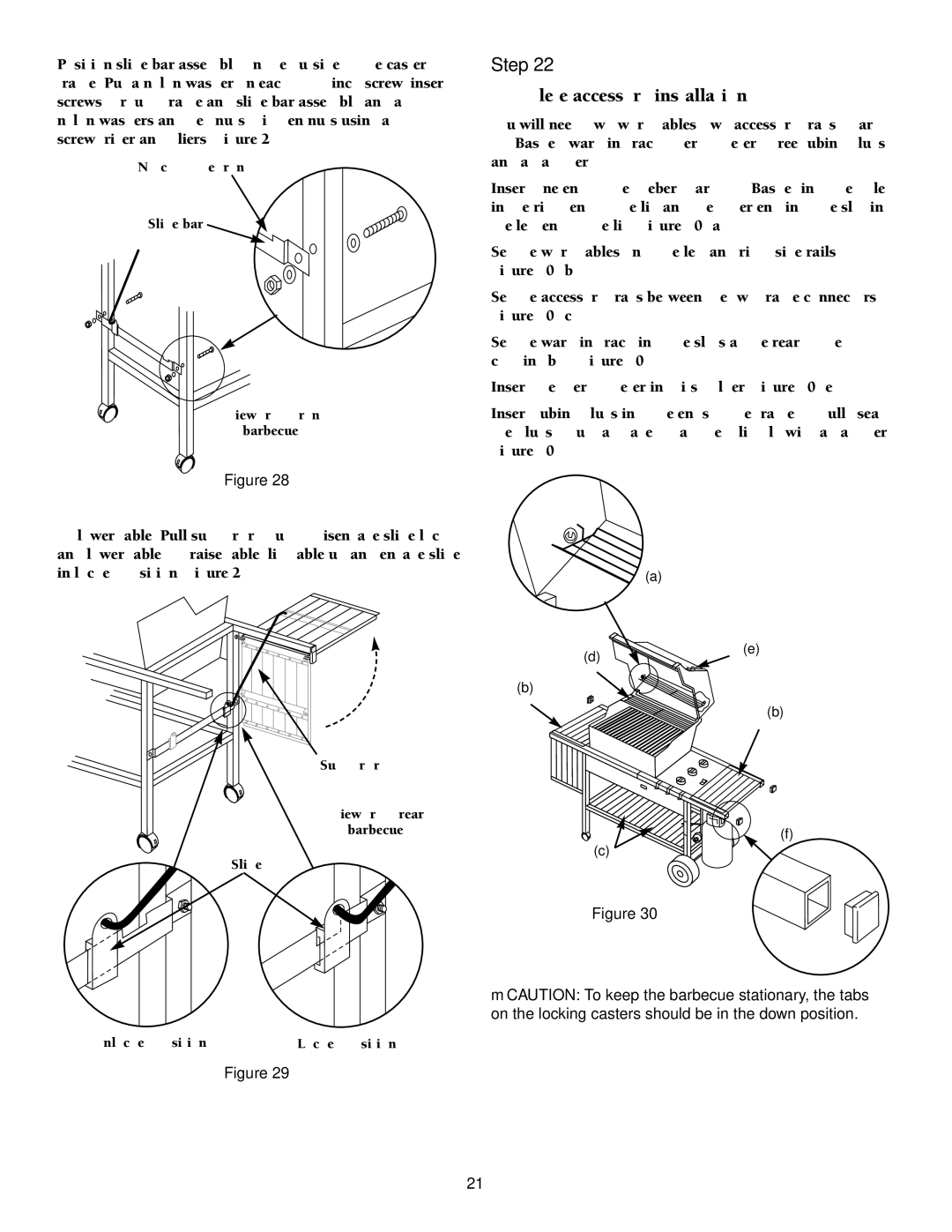 Weber 2000 LX Series owner manual Complete accessory installation 