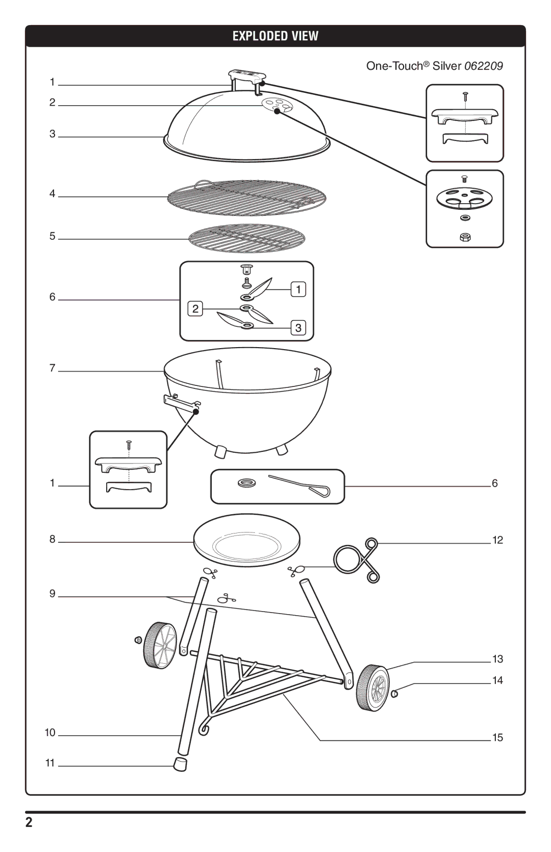 Weber 30791_042911 manual Exploded View 