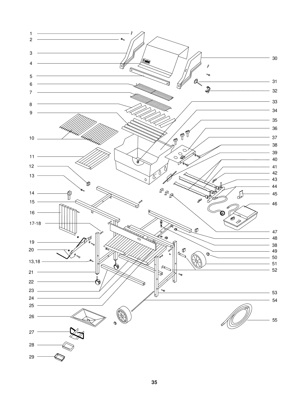 Weber 3100 owner manual 13,18 