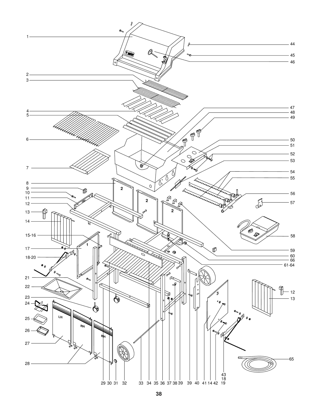 Weber 3400 owner manual 15-16 18-20 