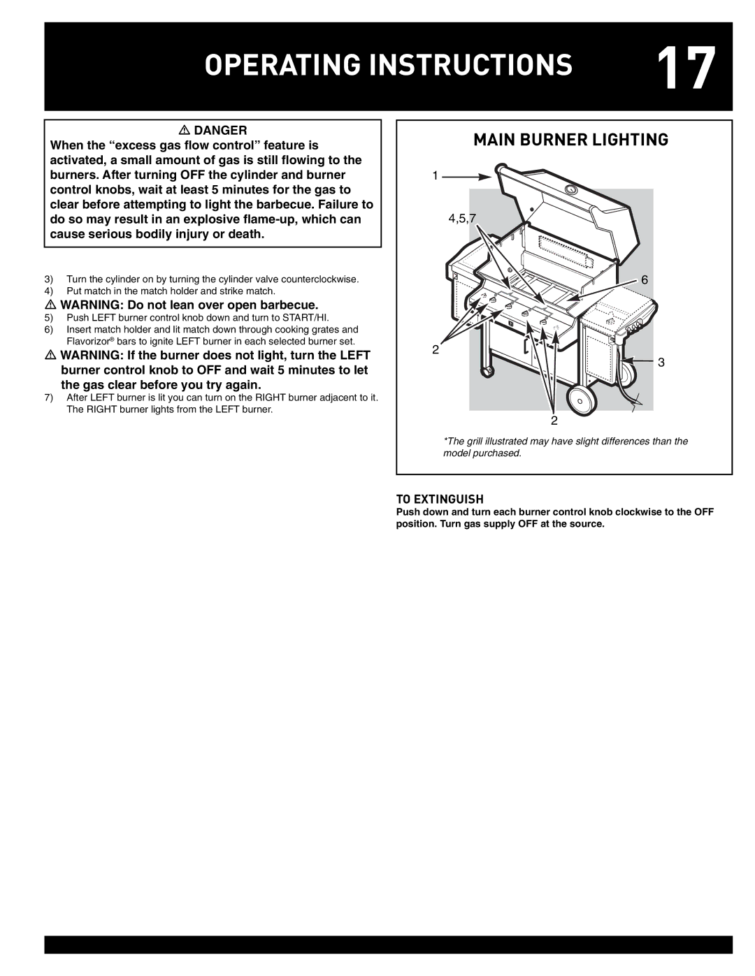 Weber 38008 manual Operating Instructions 