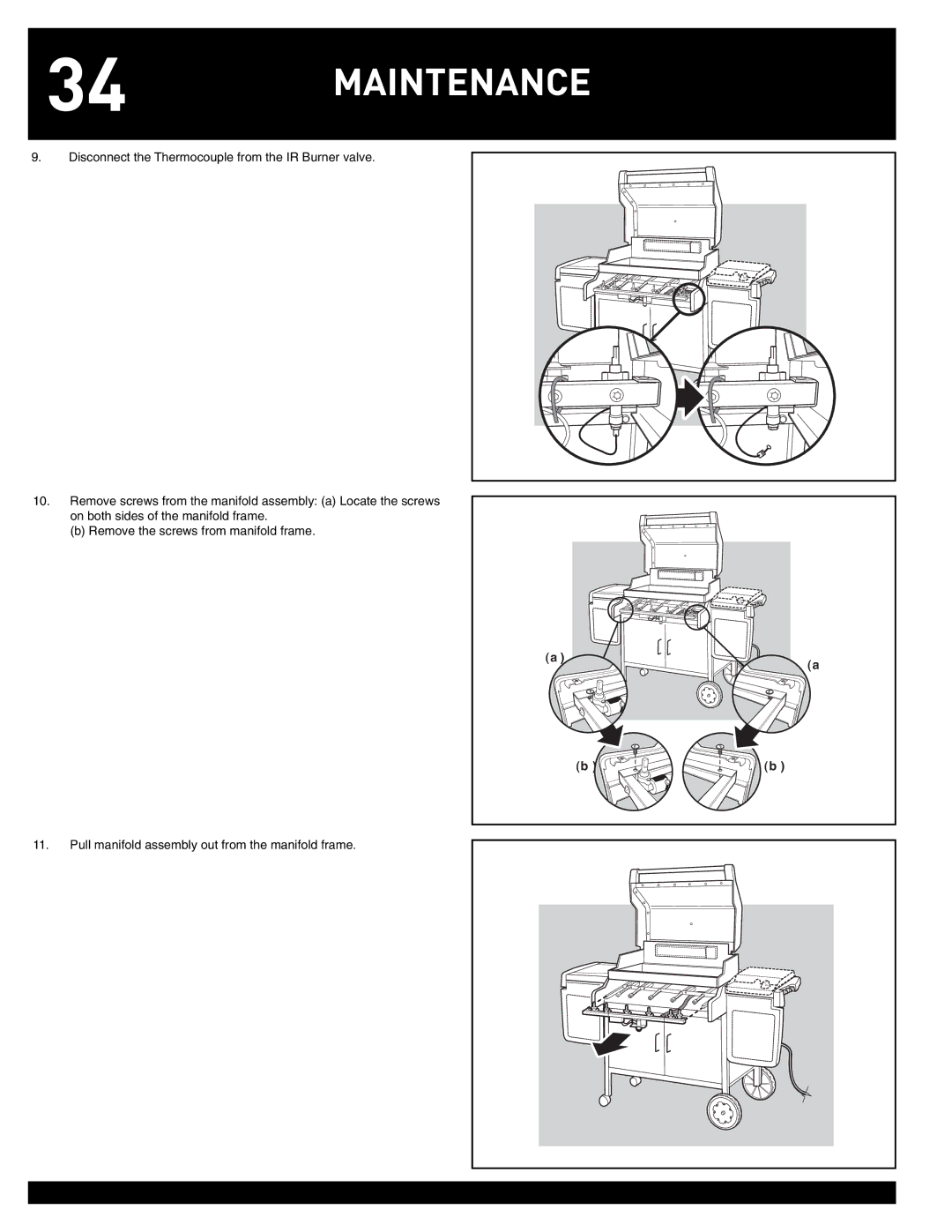 Weber 38008 manual Maintenance 