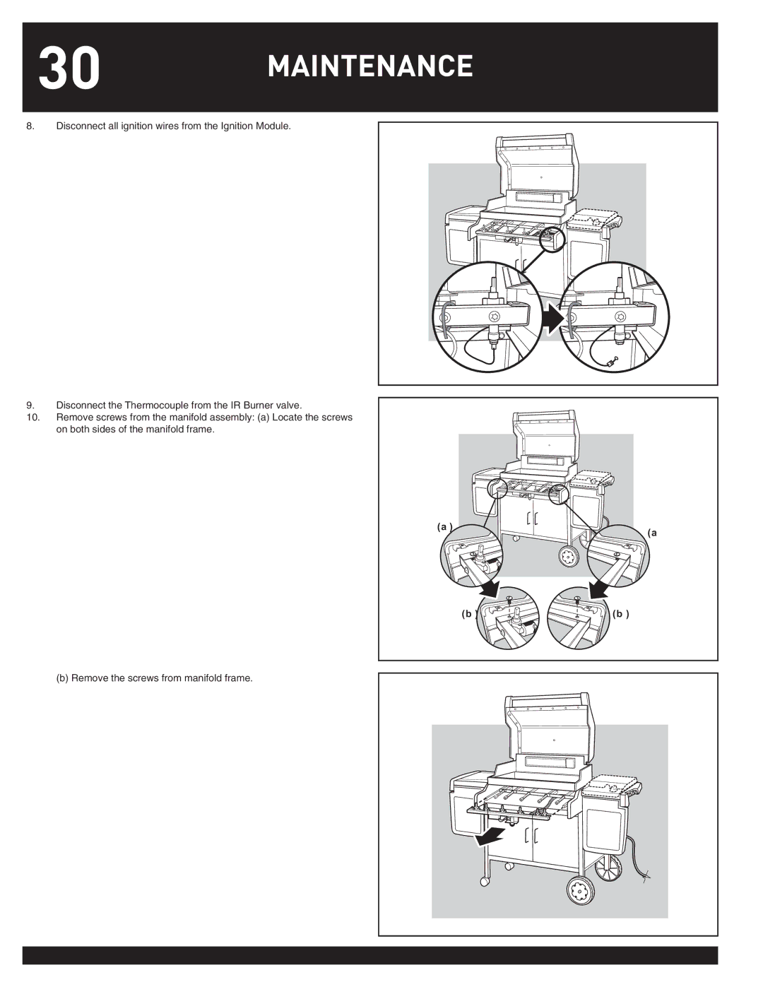 Weber 38044 manual Maintenance 