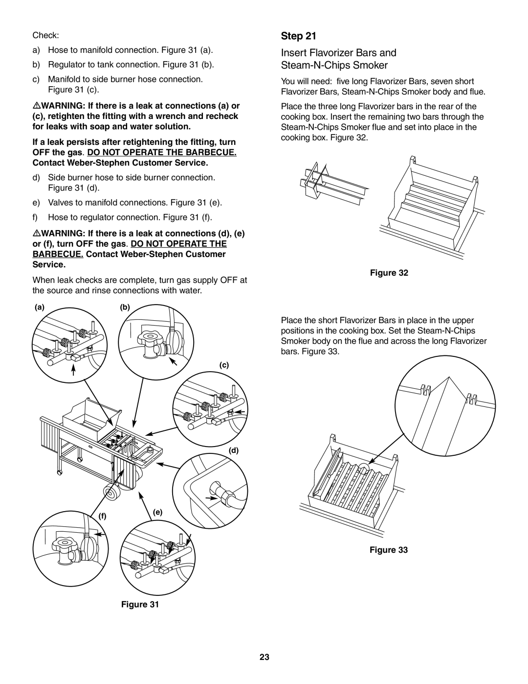 Weber 4000 owner manual Insert Flavorizer Bars Steam-N-Chips Smoker, BARBECUE. Contact Weber-Stephen Customer Service 