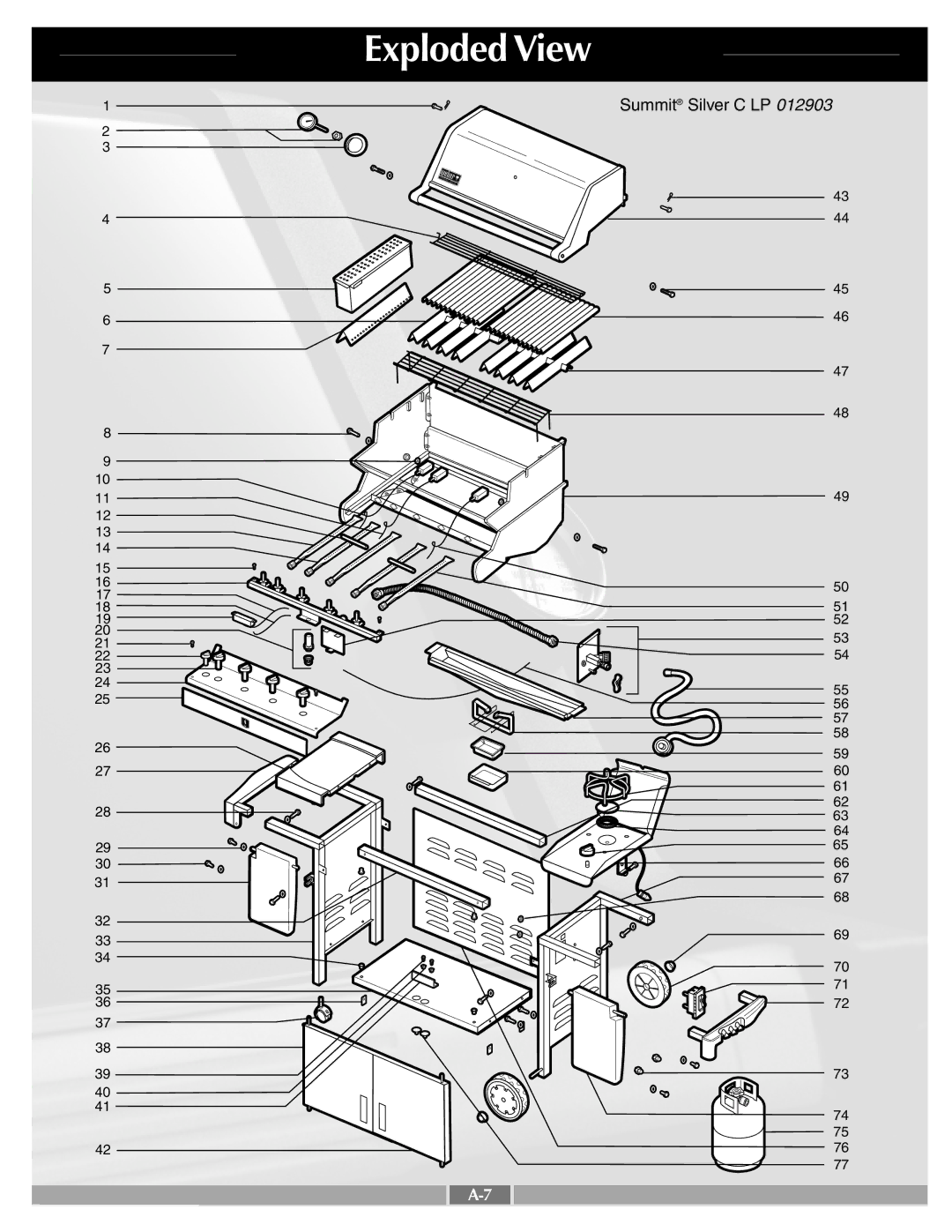 Weber 42092 manual Exploded View 