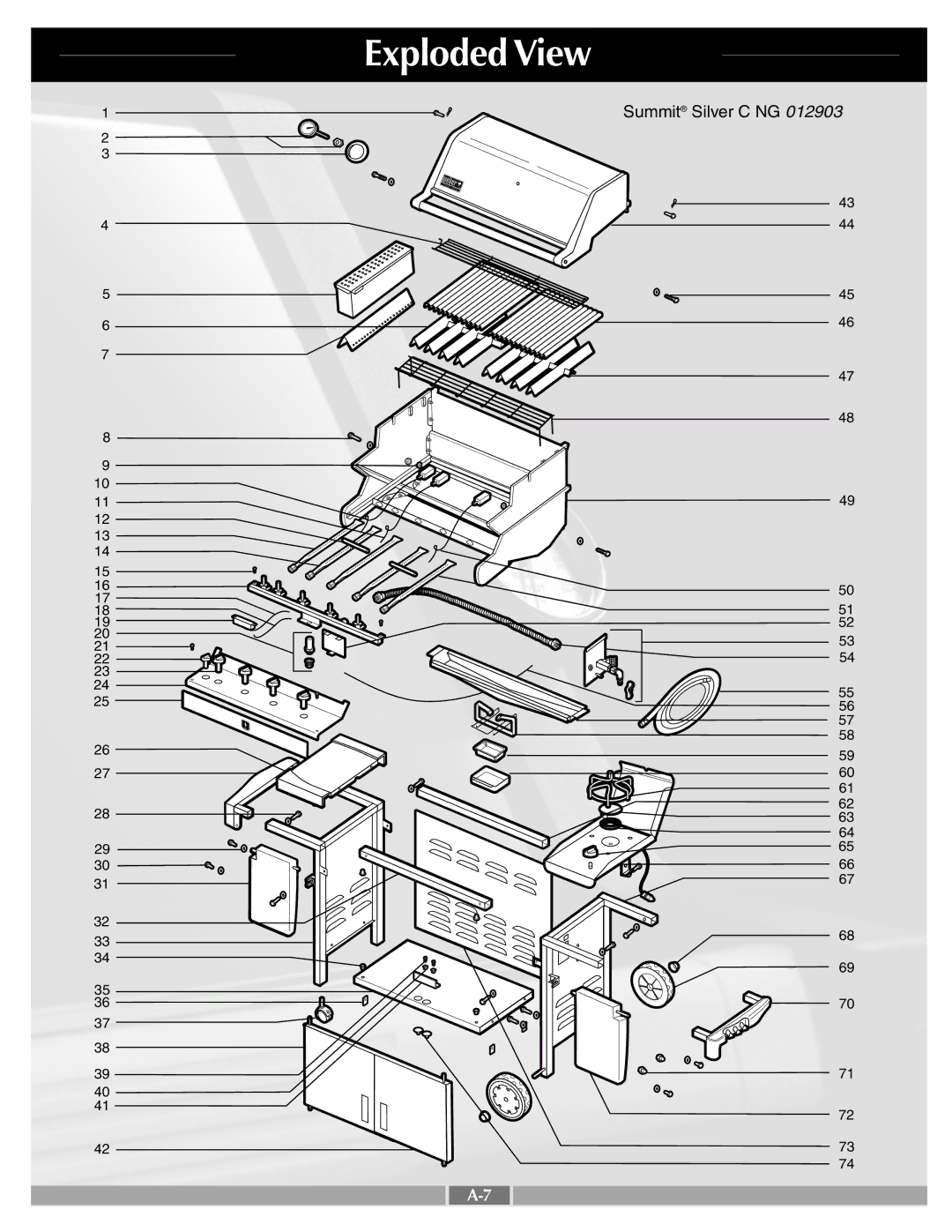 Weber 42097 manual Exploded View 