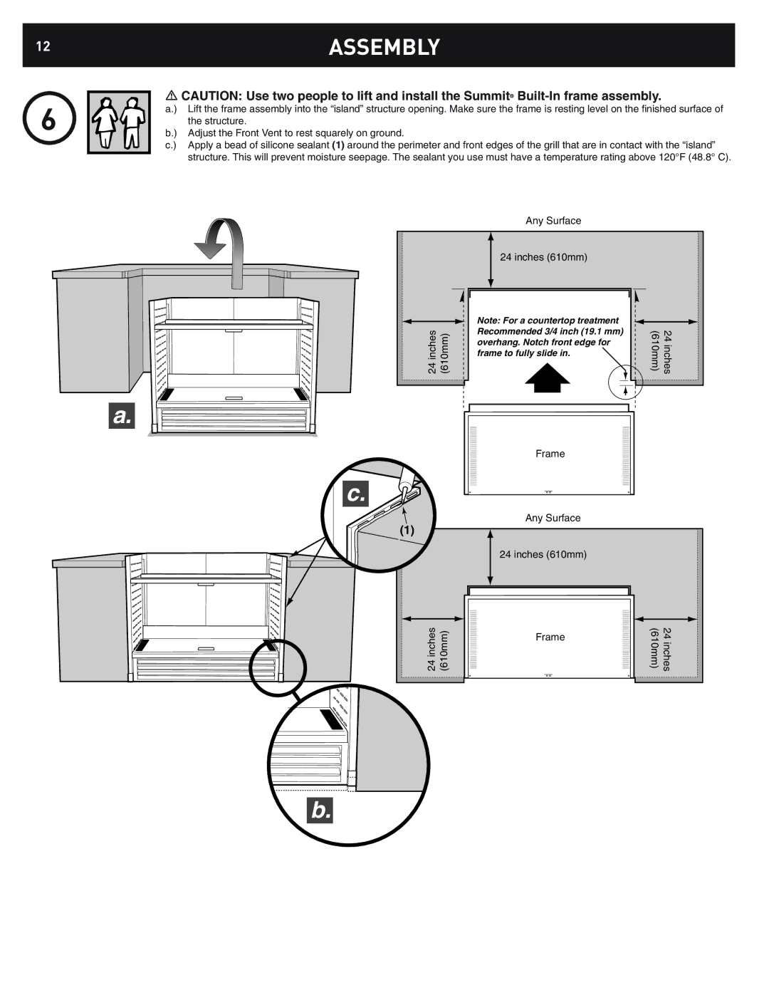 Weber 42370 dimensions Structure 