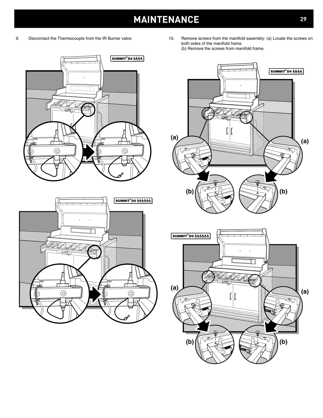 Weber 42372 manual MAINTENANCE29 