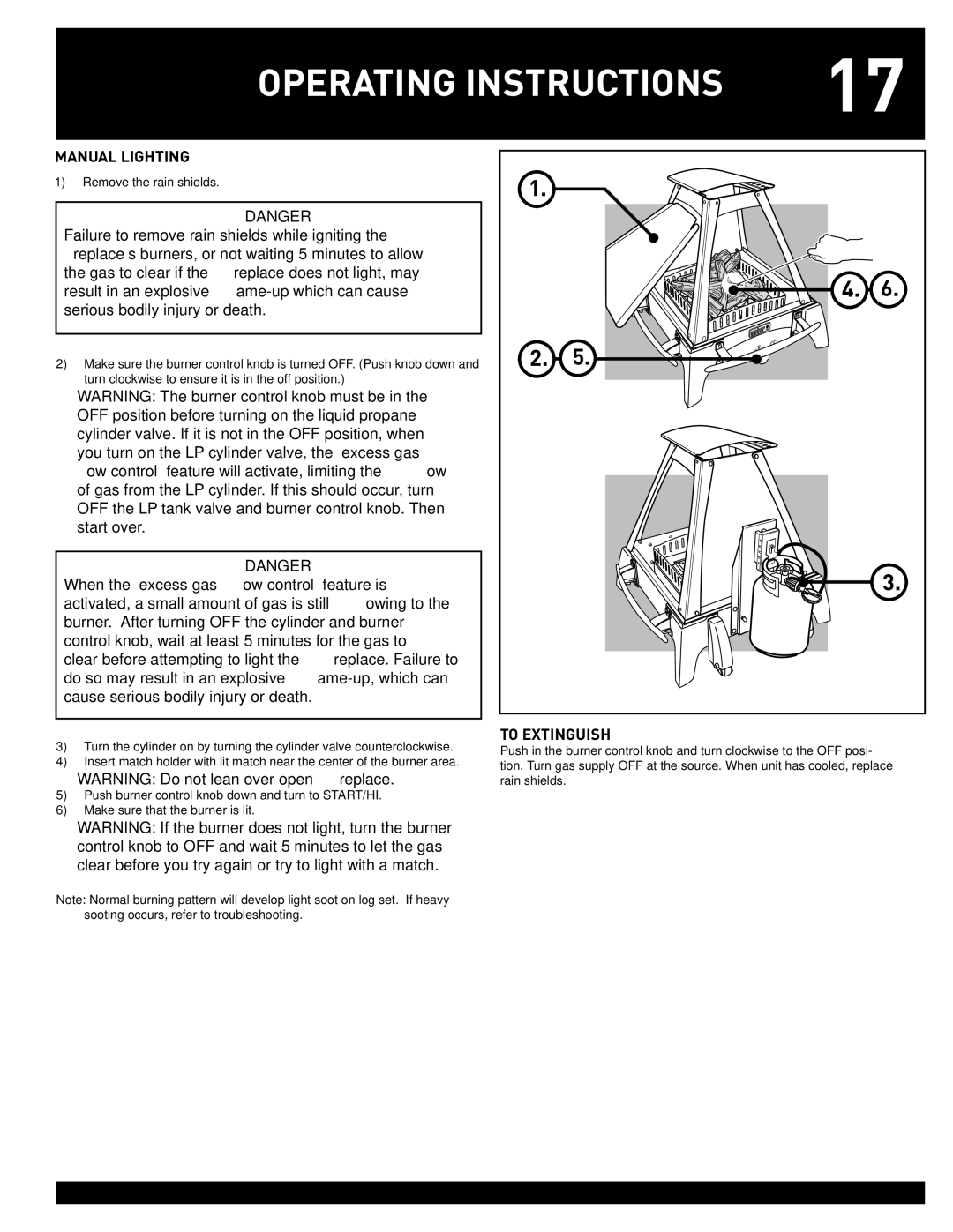 Weber #43028 manual Operating Instructions, Remove the rain shields 