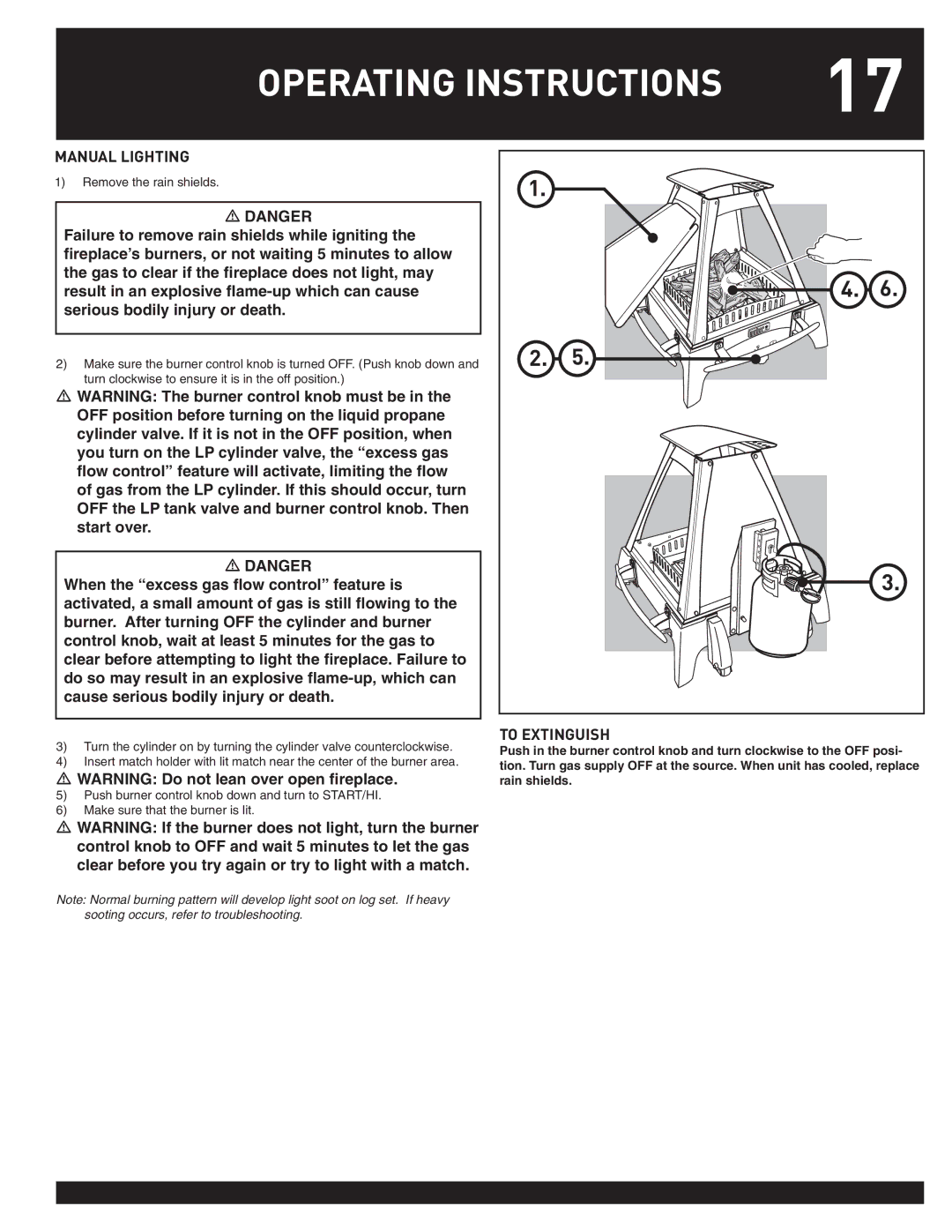 Weber 43028 manual Operating Instructions, Remove the rain shields 