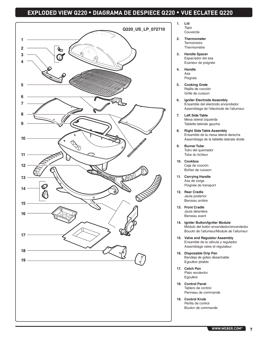 Weber 54329 instruction manual Q220USLP072710 Tapa 