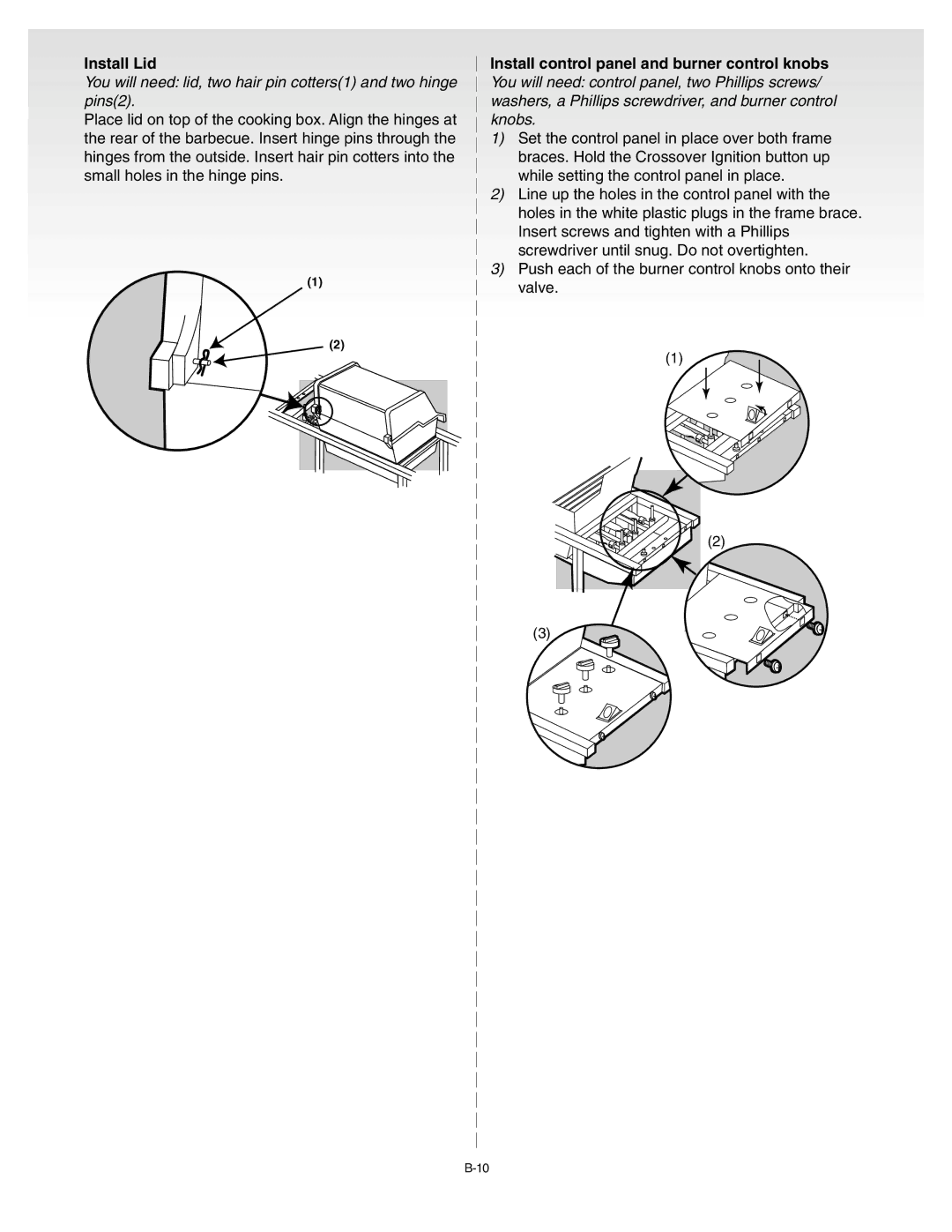 Weber 55008 manual Install Lid 