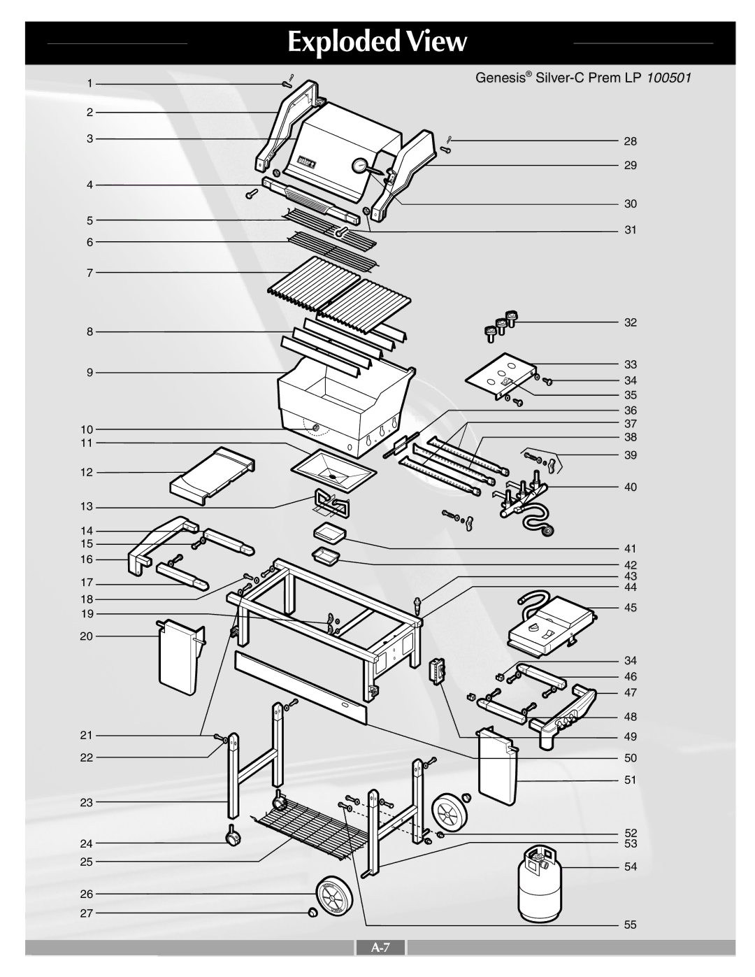Weber 55260 manual Exploded View 