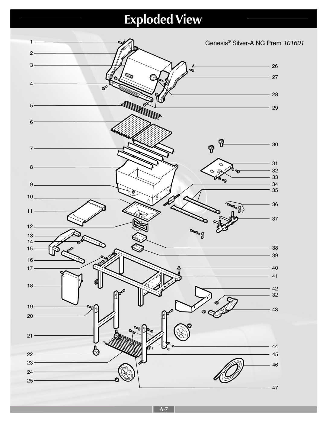 Weber 55266 manual Exploded View 